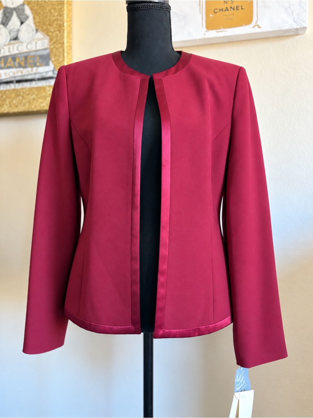 Vintage Amanda Smith Burgundy Blazer NWT Robinsons-May Size 10